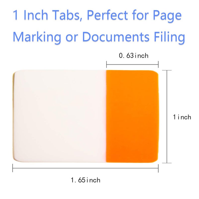 KICNIC Sticky Tabs 1 Inch, 480pcs Book Tabs, Colored Page Markers Self Adhesive, Repositionable Note Tabs for Documents, Books, Paper, Notebooks, Filing and Folders [24 Sets, 10 Colors] - Image 3